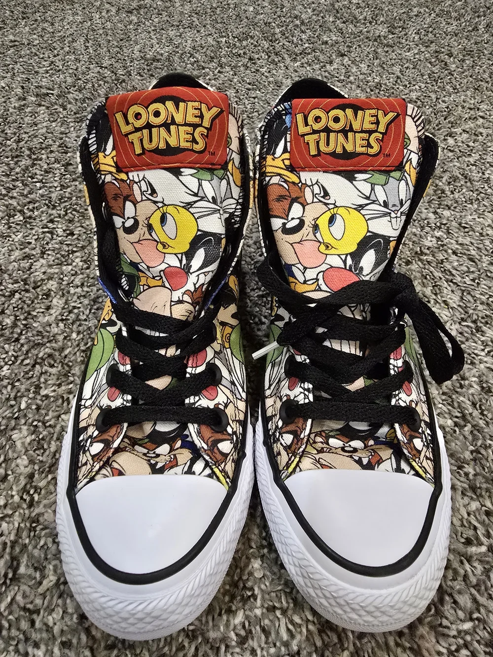 Converse Looney Tunes Kids High-Top Sneakers in Multi-Color Print